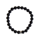 Bracelet Tourmaline Noire Perles rondes 8 mm 6
