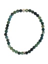 Bracelet Agate Mousse Perles rondes 4 mm 2