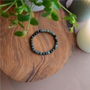 Bracelet Agate Mousse Perles rondes 6 mm 5