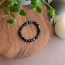 Bracelet Agate Mousse Perles rondes 8 mm 5