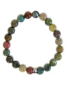Bracelet Agate Multicolore Perles rondes 8 mm 2