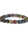 Bracelet Agate Multicolore Perles rondes 8 mm 3
