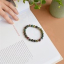 Bracelet Agate Multicolore Perles rondes 8 mm 5