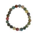 Bracelet Agate Multicolore Perles rondes 8 mm 6