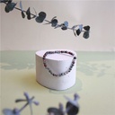 Bracelet Héliotrope Perles rondes 4 mm 5