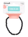 Bracelet Pierre de lave Perles rondes 4 mm 4
