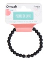 Bracelet Pierre de lave Perles rondes 6 mm 4