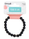 Bracelet Pierre de lave Perles rondes 8 mm 4