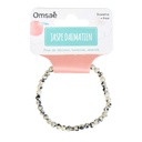 Bracelet Jaspe Dalmatien Perles rondes 4 mm 8
