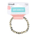 Bracelet Jaspe Dalmatien Perles rondes 6 mm 8