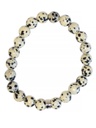 Bracelet Jaspe Dalmatien Perles rondes 8 mm 2