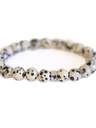 Bracelet Jaspe Dalmatien Perles rondes 8 mm 3