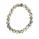 Bracelet Jaspe Dalmatien Perles rondes 8 mm 6