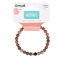Bracelet Rhodonite Perles rondes 6 mm 8