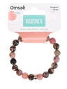 Bracelet Rhodonite Perles rondes 8 mm 4