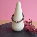 Bracelet Rhodonite Perles rondes 8 mm 5