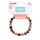 Bracelet Rhodonite Perles rondes 8 mm 8