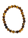 Bracelet Oeil de tigre Perles rondes 8 mm Poignet large 2