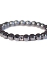 Bracelet Hématite Perles rondes 8 mm Poignet large 3