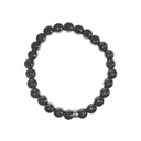 Bracelet Hématite Perles rondes 8 mm Poignet large 6