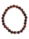 Bracelet il de taureau Perles rondes 8 mm Poignet large 2