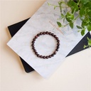 Bracelet il de taureau Perles rondes 8 mm Poignet large 5