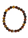 Bracelet il de Taureau, il de faucon, il de tigre Perles rondes 8 mm Poignet large 2