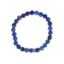 Bracelet Lapis-Lazuli Perles rondes 8 mm Poignet large 6