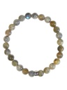 Bracelet Labradorite Perles rondes 8 mm Poignet large 2