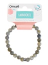 Bracelet Labradorite Perles rondes 8 mm Poignet large 4