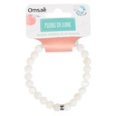 Bracelet Pierre de lune Perles rondes 8 mm Poignet large 8