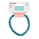 Bracelet Apatite Perles rondes 8 mm Poignet large 8