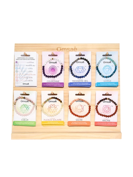 Présentoirs 7 x 4 Bracelets Chakras 3