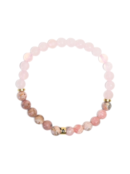 Bracelet Chakra du Coeur Perles rondes 6 mm 2