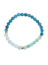 Bracelet Chakra de la Gorge Perles rondes 6 mm 2