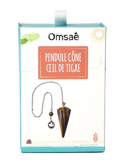 Pendule Cône Lisse en il de tigre 4