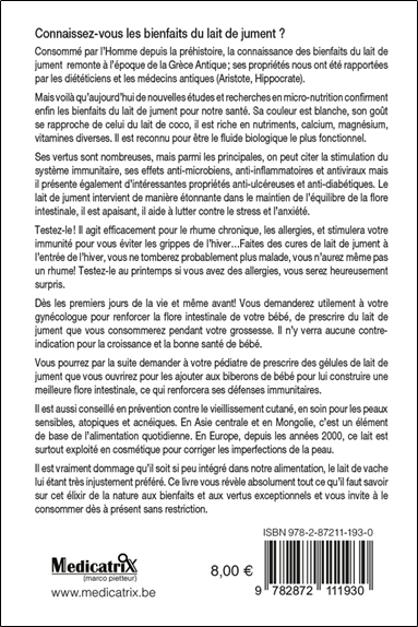 Les bienfaits du lait de jument 2