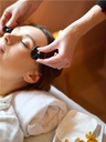 Gua sha Mushrooms en Obsidienne Noire Assortiment de 2 2