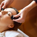 Gua sha Mushrooms en Obsidienne Noire Assortiment de 2 7