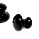 Gua sha Mushrooms en Obsidienne Noire Assortiment de 2 9
