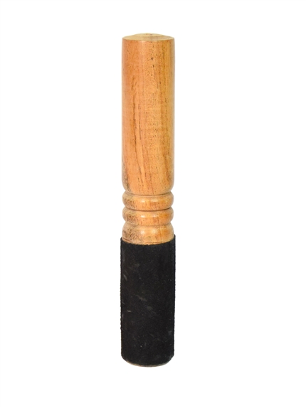 Bâton pour Bol Chantant Bois et Daim 19 cm 2