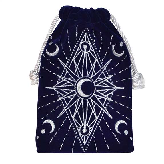 Bourse pour Cartes de Tarot Bleue 6