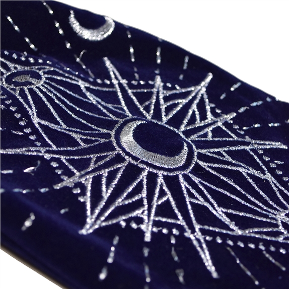 Bourse pour Cartes de Tarot Bleue 7