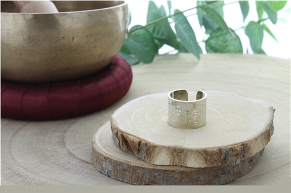 Bague Mantra Om Tare Tuttare T58-60