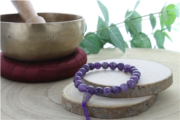 Bracelet Mala en Améthyste