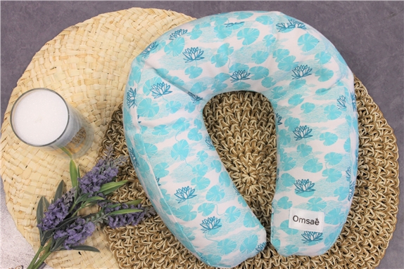 Coussin pour Cervicales Chauffant Lotus Vert
