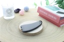 Gua Sha Palme en Obsidienne Noire