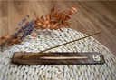 Porte encens Bâton en Bois de manguier Motif Peace