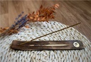 Porte encens Bâton en Bois de manguier Motif Yin Yang