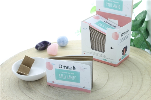 Carnet de Papier d'encens Palo Santo